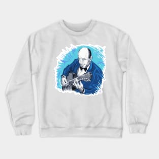 Charlie Byrd - An illustration by Paul Cemmick Crewneck Sweatshirt